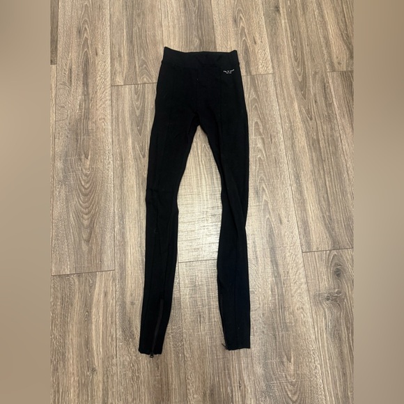 Rag & Bone Sunday Leggings w Logo & Ankle Zips. Size XS. - Picture 2 of 6